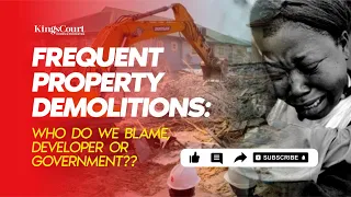 LAGOS DEMOLITIONS: WHO SHOULD WE BLAME, GOVERNMENT OR DEVELOPERS? |#viralvideo