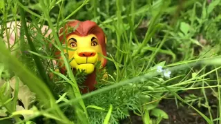 Lion king toys Rafiki is lost in the jungle!! Who will save him? #shorts