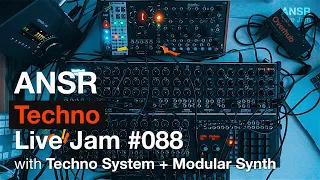 ANSR - Techno Live Jam #088 with Techno System + Modular Synth