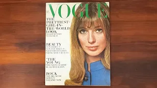 1968 August 1 ASMR Magazine Flip Through: Vogue w  Jim Morrison 'The Doors', Jean Shrimpton