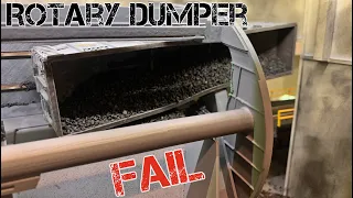 Rotary Dumper Crushes Coal Car - Caught on Camera