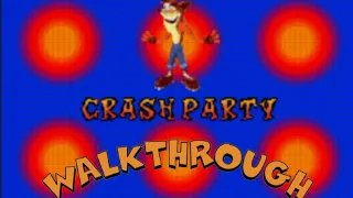 Crash Party (Secret minigame of Crash Nitro Kart GBA) - Gameplay Walkthrough + Reward