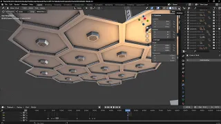 Like a honey bee house – Let’s craft a Blender AR VR spaceship game map