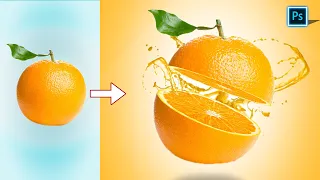 Orange Slice Effect | Easy Tricks | Photoshop!