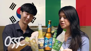 Korean & Mexican People Swap Alcoholic Drink