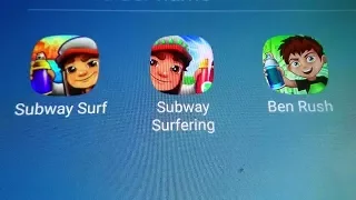 Subway Surfers Vs Train Surfers Vs Ben Rush