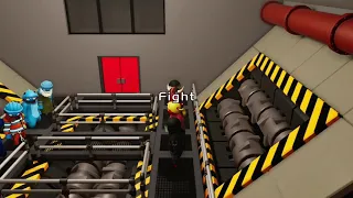 Gang Beasts Sucked into the Grind Glitch