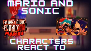 Sonic and Mario Characters React to All stars and Drop and ROLL /ESPAÑOL - INGLES