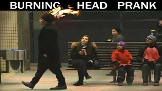 Burning Head PRANK 🔥 -Julien Magic