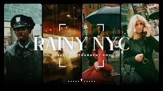 A Rainy NYC Street Photography POV || Leica m6 x Portra 400