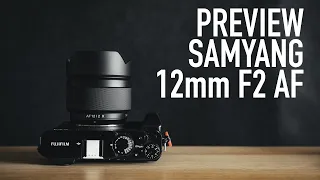 Samyang 12mm f2 AF Preview