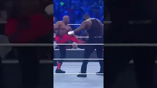 Bobby Lashley Insane Spear to Omos WrestleMania 38 Moment #wrestlemania38 #shorts #wwe #bobbylashley