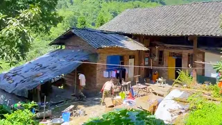 Leaving the city~ This boy is renovating the 20-year-old house left by his grandfather in the forest
