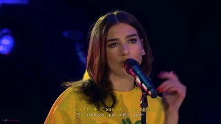 Dua Lipa - IDGAF Live (Subtitulado Ingles - Español)