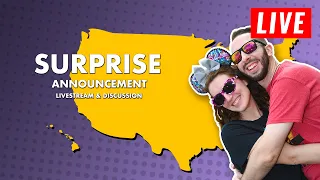 LIVE: SURPRISE Announcement! | The Future of our Channel | #tripplans #traveltiptuesdays