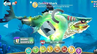 Hungry Shark World - NEW Zombie Shark Unlocked Bigger, Stronger & Faster - Android Gameplay