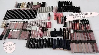 MAKEUP DECLUTTER - LIPSTICKS