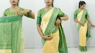 Wear a saree with perfect pleats | Easy tricks for saree draping | Sari draping tutorial | Sari