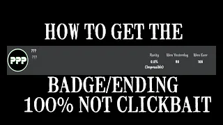 [100% NOT CLICKBAIT] BUNNY'S FUNERAL ??? BADGE/ENDING GUIDE!