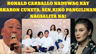 RONALD CARBALLO NADUWAG KAY SHARON CUNETA. SEN KIKO PANGILINAN NAGSALITA NA!