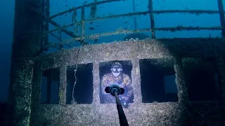 Wreck diving | Croatia | Krk | Peltastis | Freediving | -32m