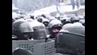 Грушевского ,Беркут перед атакой , #Евромайдан 22.01.2014 #EuroMaydan #Євромайдан #Euromaidan