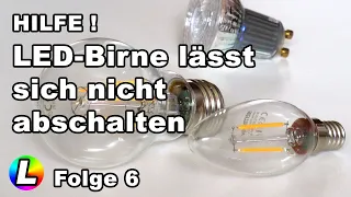 Warum LED-Birnen blinken und wie man das beheben kann