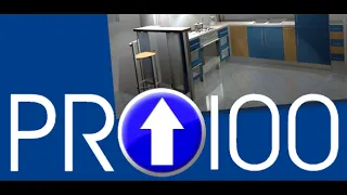 3D моделирование кухонного гарнитура в программе PRO100.