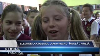 Elevii de la Colegiul „Radu Negru“ invata chineza