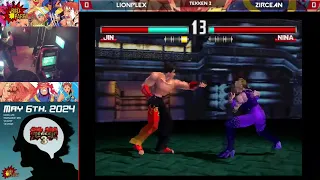 Tekken 3 - LionPlex vs Zircean - Red Parry NYC Tournament 5/06/24