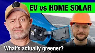 EV versus rooftop home solar: What's actually greener? | Auto Expert John Cadogan