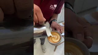 Latte arts #coffee#rosetta