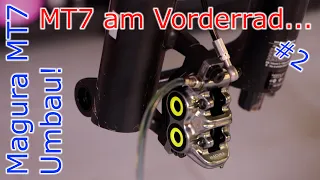 Magura MT7 am MTB Vorderrad umbauen