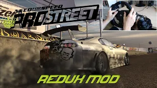 NFS ProStreet With REDUX Graphics MOD in 2022 | Steering Wheel Gameplay