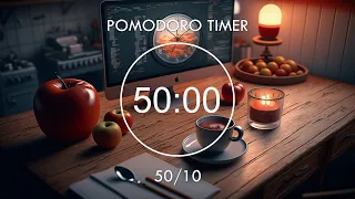 Study With Me • 50/10 Pomodoro Timer • lofi beats to study and relax, productivity • Focus Station