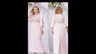 Most beautiful and gorgeous plus size mother of the bride dress