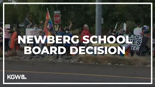 Newberg school board adopts policy banning teachers from displaying BLM, Pride flags