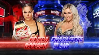 Ronda Rousey Vs Charlotte: Survivor Series #WWE2K19 #SurvivorSeries