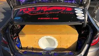 2 12S TRUNK BUILD TEARING UP THIS CAR! **CRAZY FLEX**