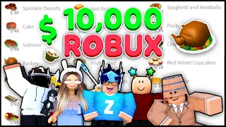 Last YOUTUBER to STOP COOKING wins 10,000 ROBUX!