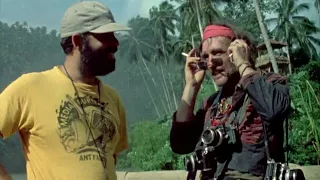 Stoned Dennis Hopper on the set of Apocalypse Now