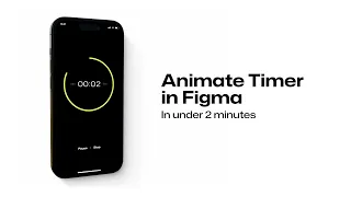 Learn Figma: How to do timer animation in Figma for beginners