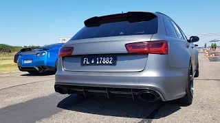 Audi RS6 C7 Avant Milltek Exhaust - Brutal REVS, Acceleration, Drag Racing!