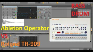 How To Make A 909 Kick Drum With Operator | Ableton Live