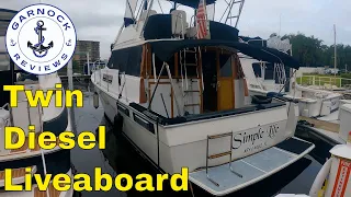 [Sold] - Reduced to $69,000!! - (1991) Twin Diesel Great Looper For Sale - Bayliner 3888 Motor Yacht