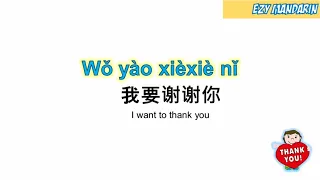 Ting wo shuo xie xie ni - Karaoke Ver