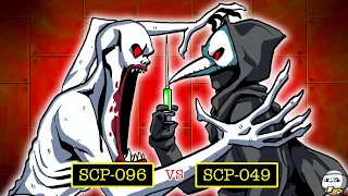 SCP-096 Shy Guy vs. SCP-049 Plague Doctor (SCP Animation)