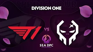 T1 vs Execration Game 1 - DPC SEA Div 1: Tour 2 w/ MLP & johnxfire