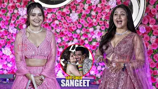 Rashami Desai and Devoleena Bhattacharjee Looking Gorgeous arrives at Arti Singh Sangeet Ceremony