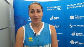 Европейские игры-2019. Интервью баскетболистки Татьяны Юркевичус